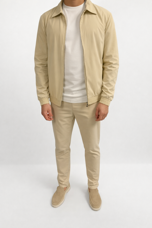 Techsuit losse vest - Licht Beige