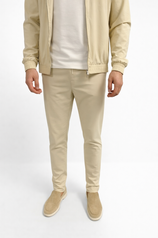 Techsuit losse broek - Licht Beige