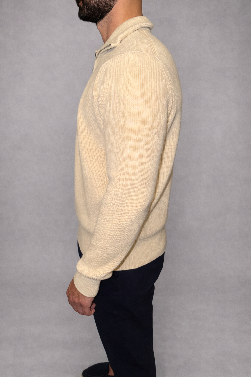 Quarter Zip - Crème