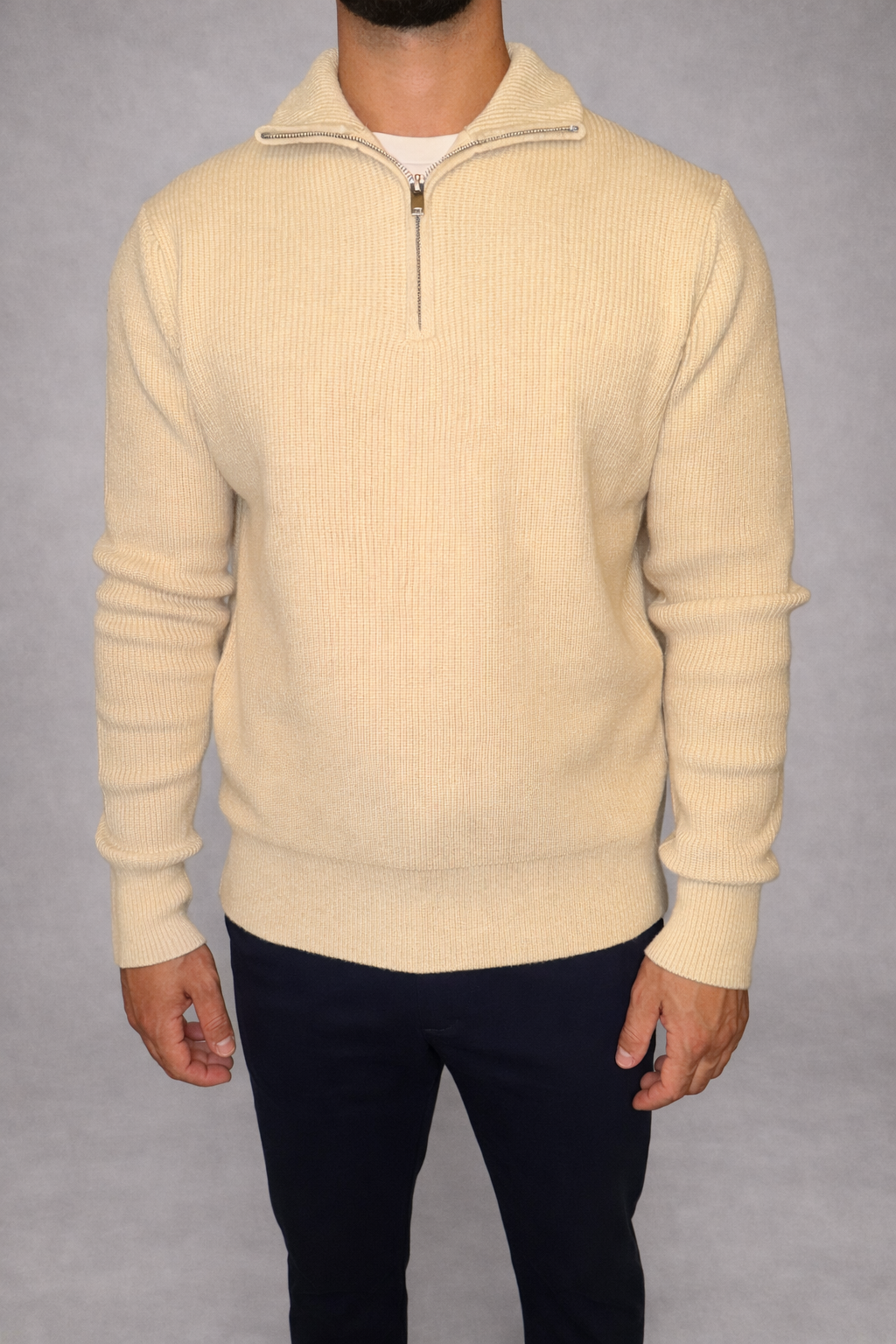 Quarter Zip - Crème