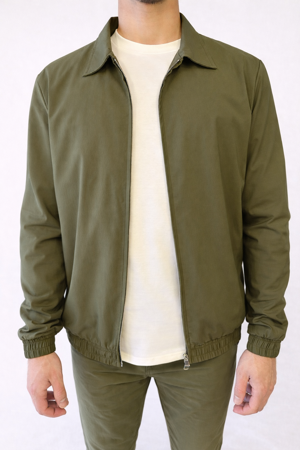 Techsuit vest - Olijf Groen