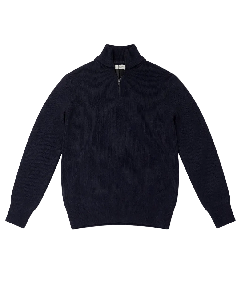 Quarter Zip - Marine blauw