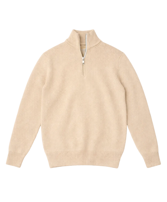 Quarter Zip - Crème