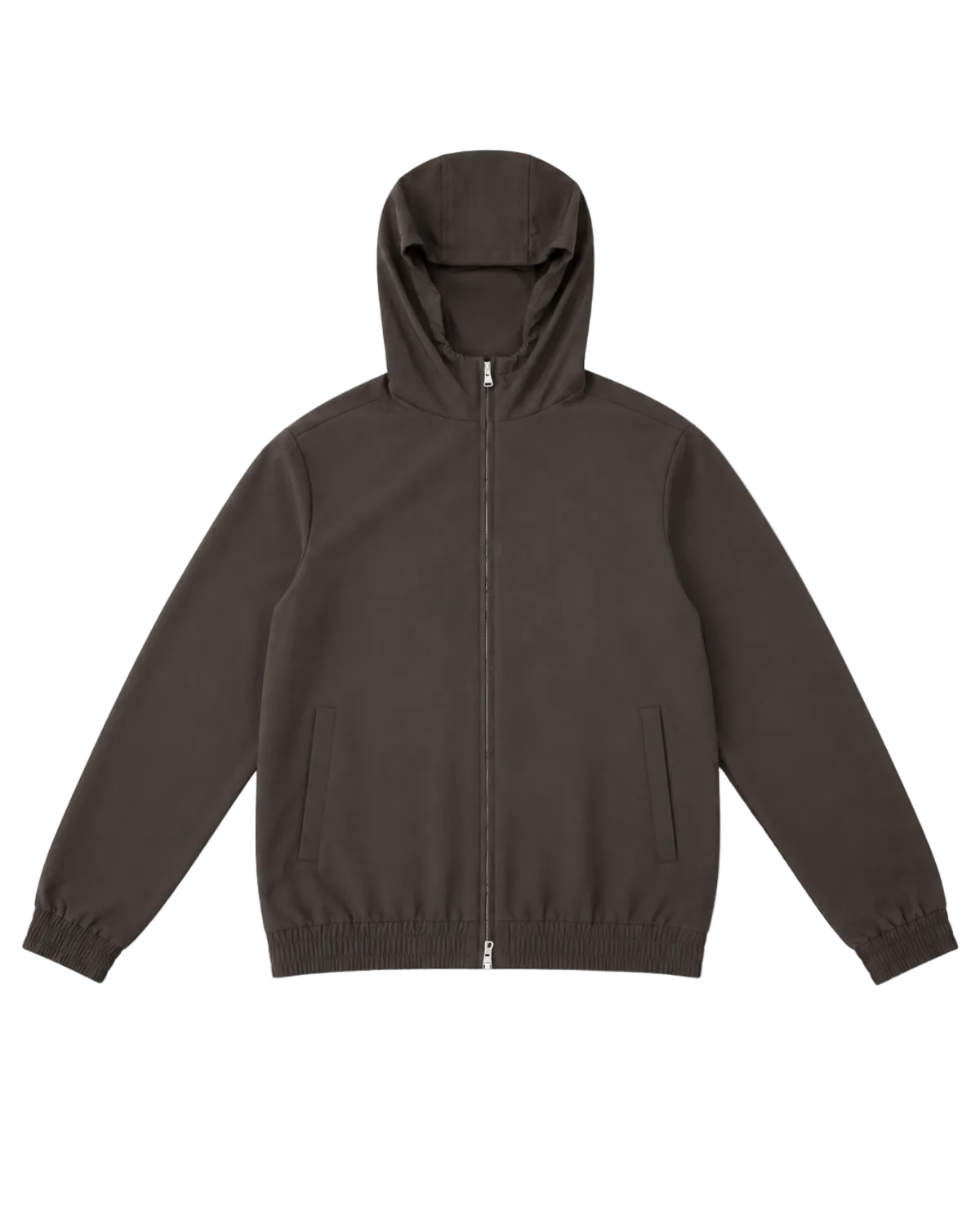 Techsuit vest met capuchon - Bruin