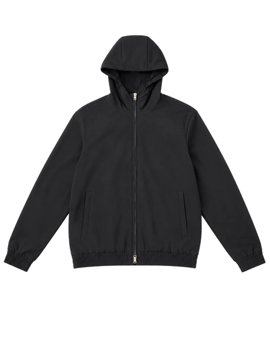 Techsuit vest met capuchon - Zwart